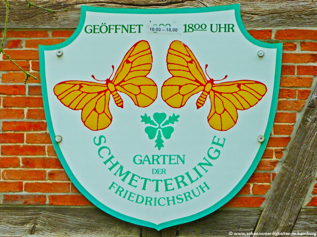 Garten der Schmetterlinge Friedrichsruh, Garten der Schmetterlinge Hamburg