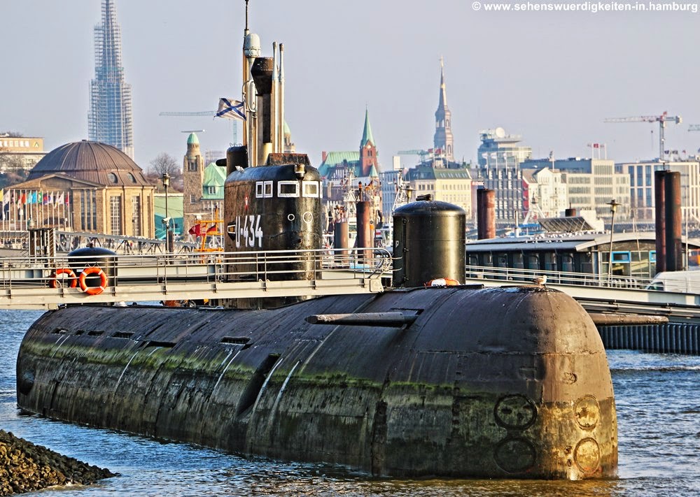 U Boot Museum Hamburg U 434 Im Hamburger Hafen